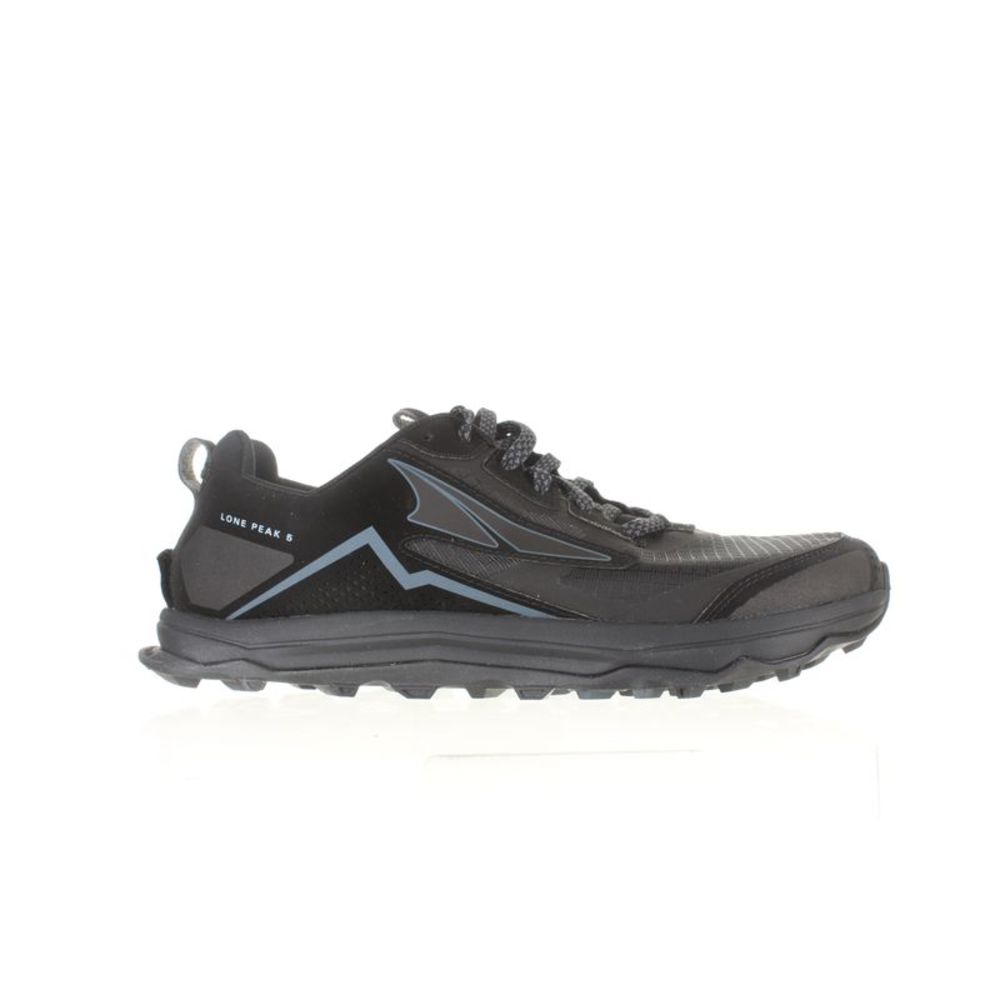 Altra Womens Lone Peak 5 Black Hiking Shoes Size 10 Medium (B, M)